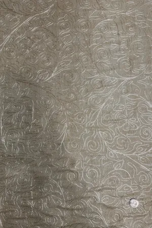 Pebble Stock Embroidered Silk Linen MEMT-018-24