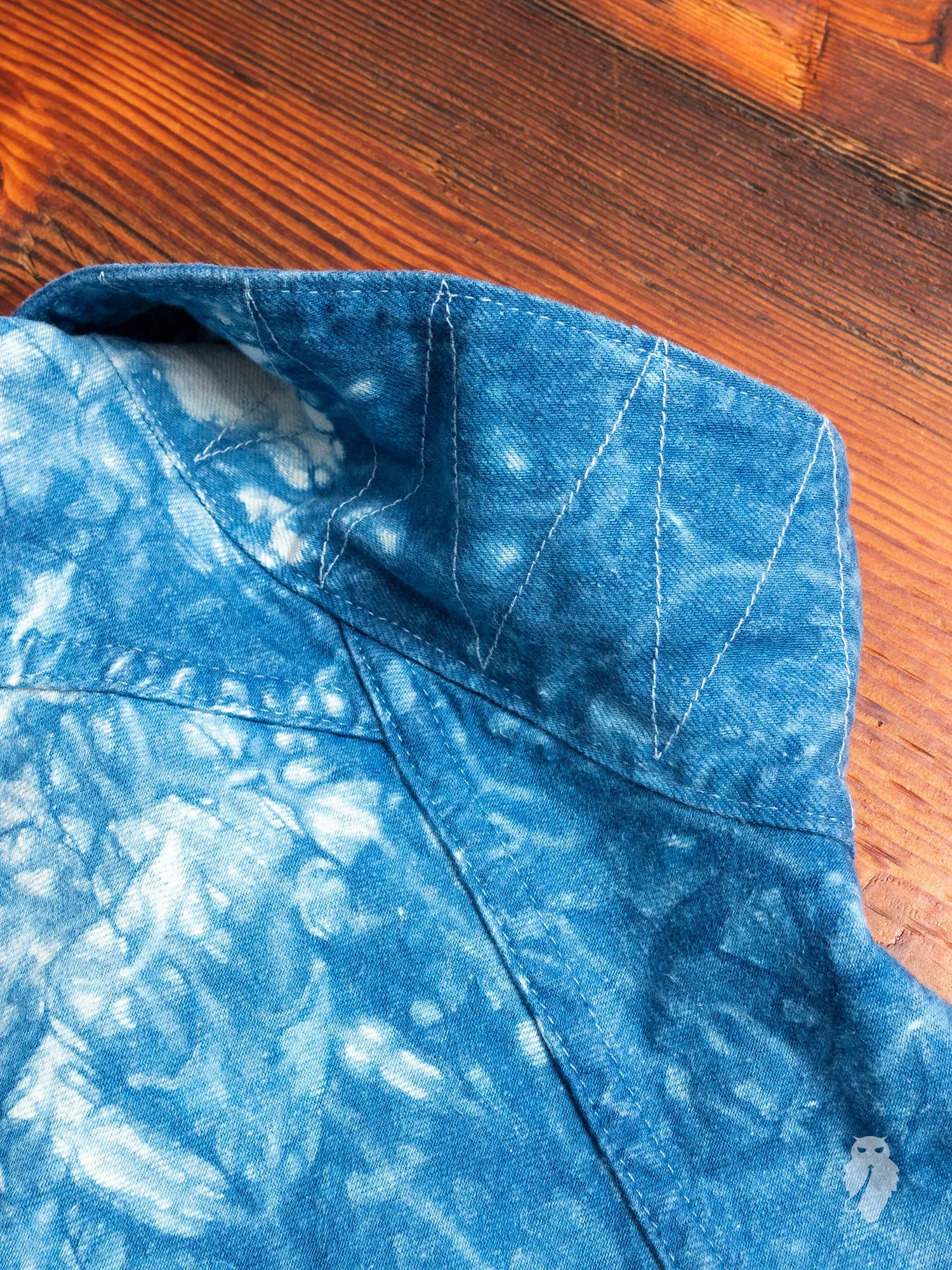 "10th Anniversary" Type-3 Denim Jacket in Indigo Tie-Dye