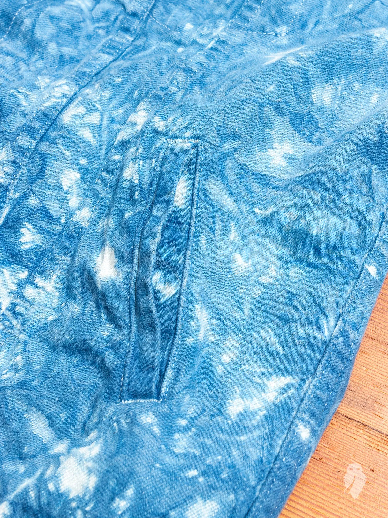 "10th Anniversary" Type-3 Denim Jacket in Indigo Tie-Dye