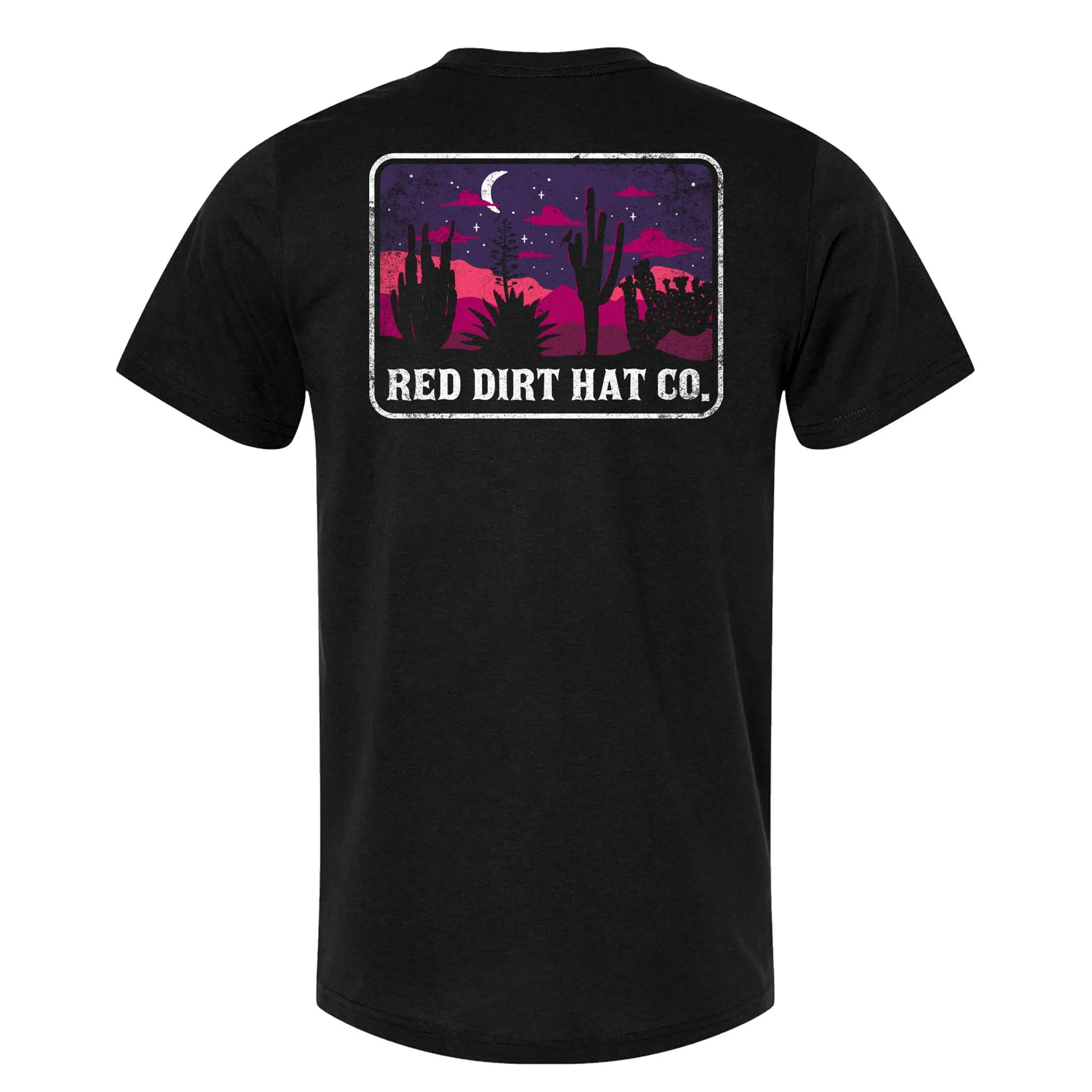 Red Dirt Men's Black Desert Nightfall Logo Graphic T-Shirt