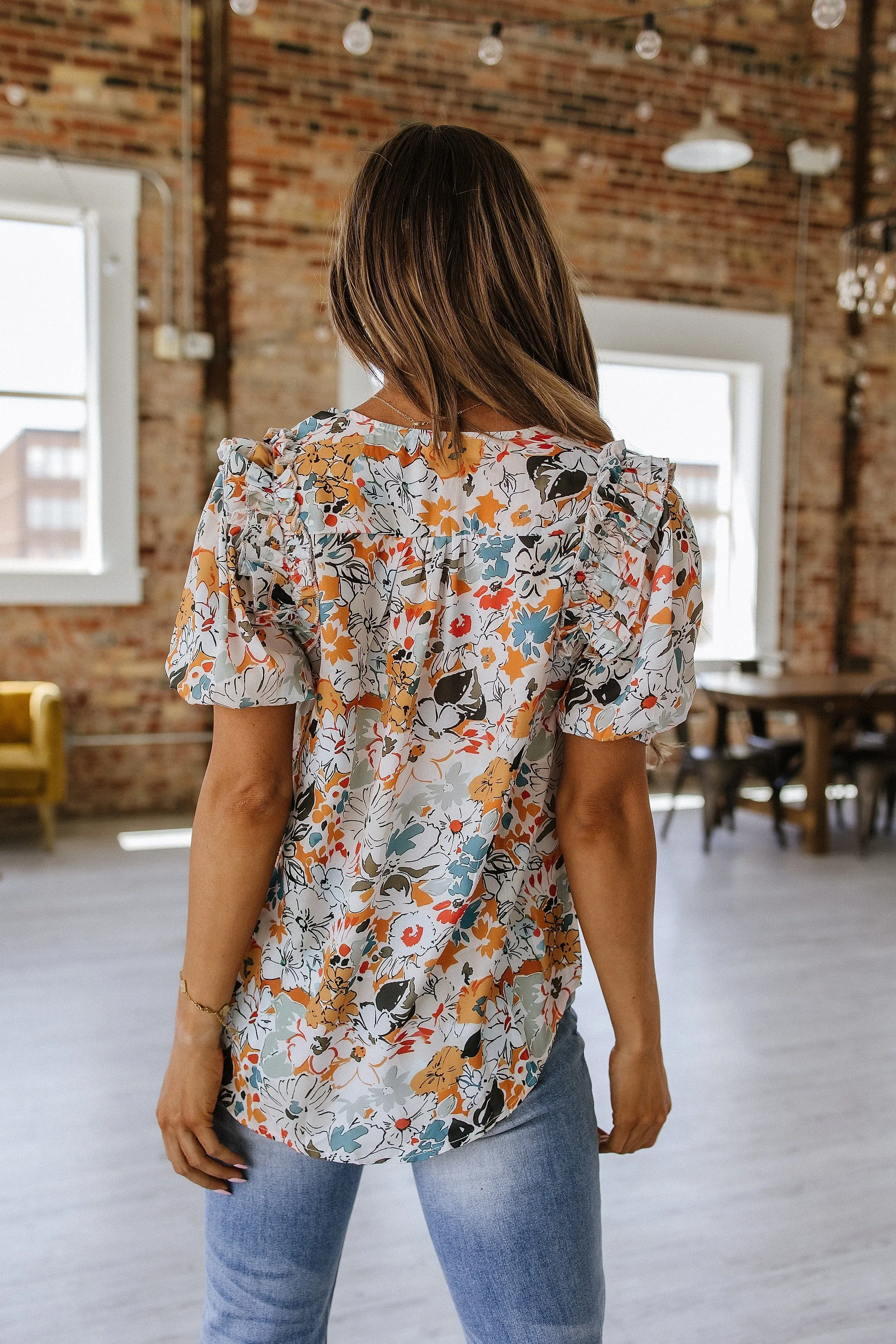 SALE - Misha Floral Print Blouse | S-XL