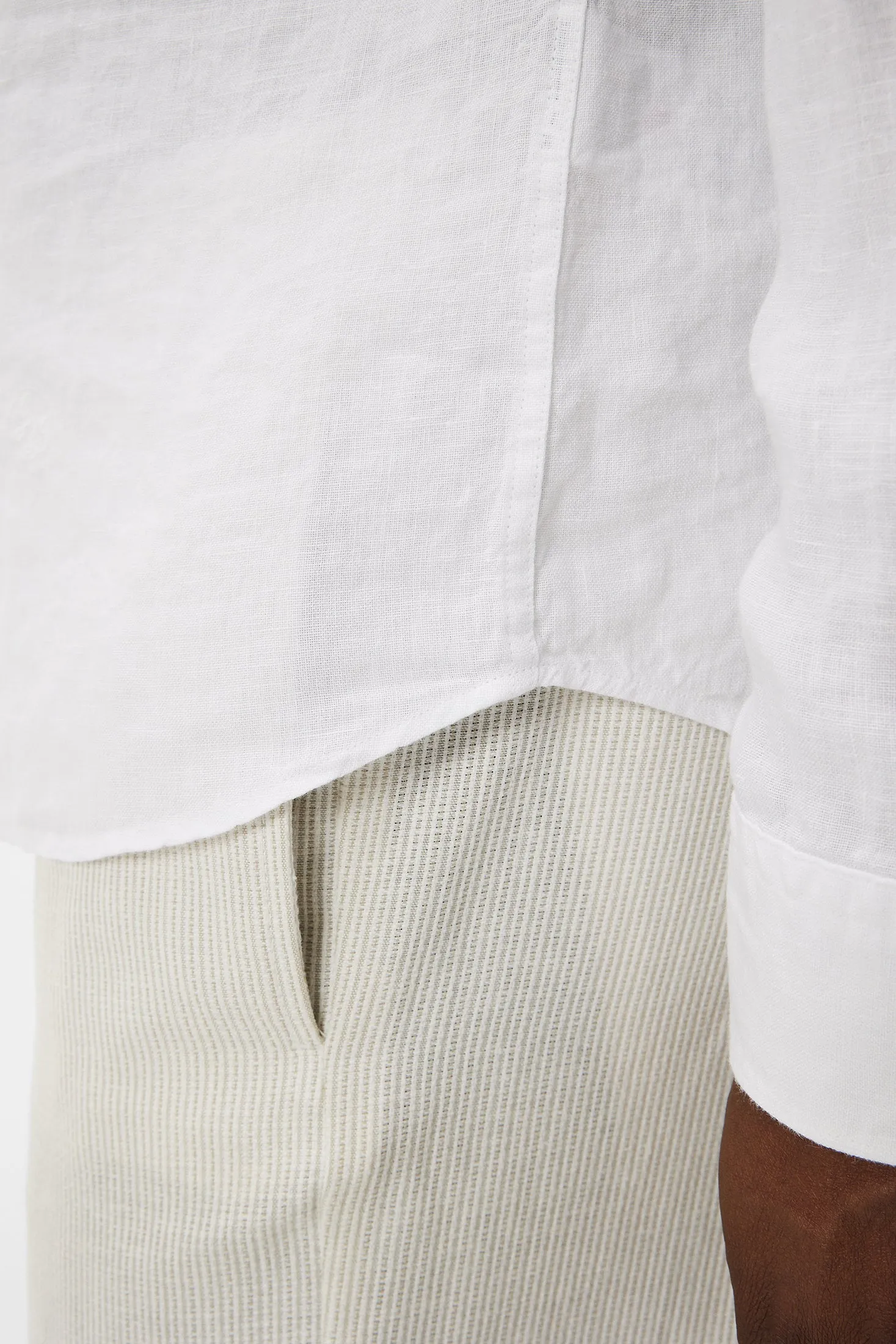 Slim Linen Melange Shirt