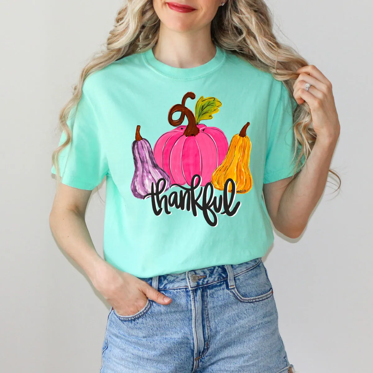 Thankful Pumpkin Trio T-Shirt