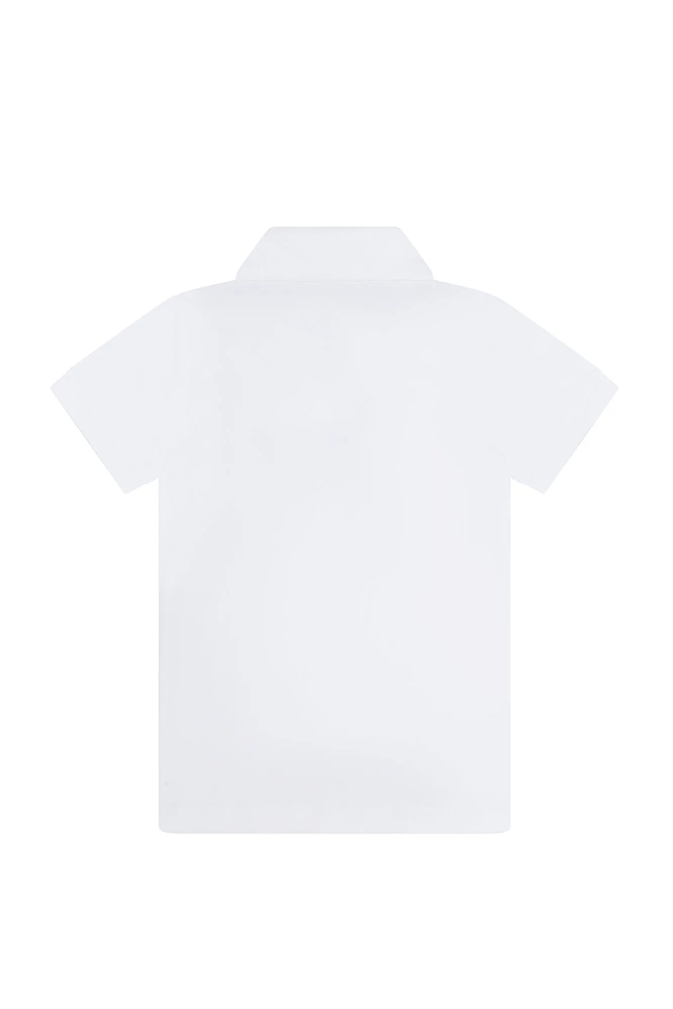 White Pima Cotton Polo Shirt