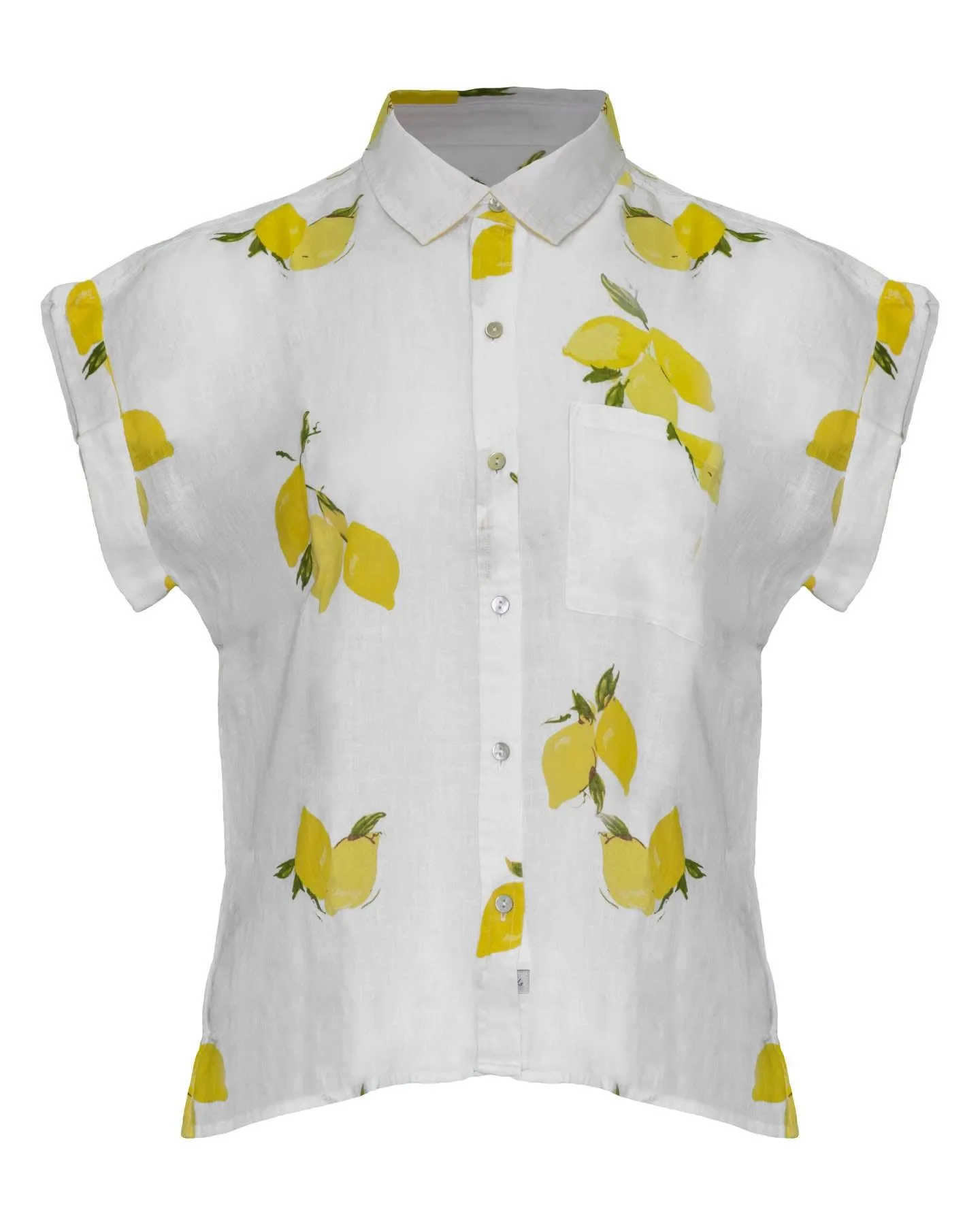 Whitney Lemon Print Shirt