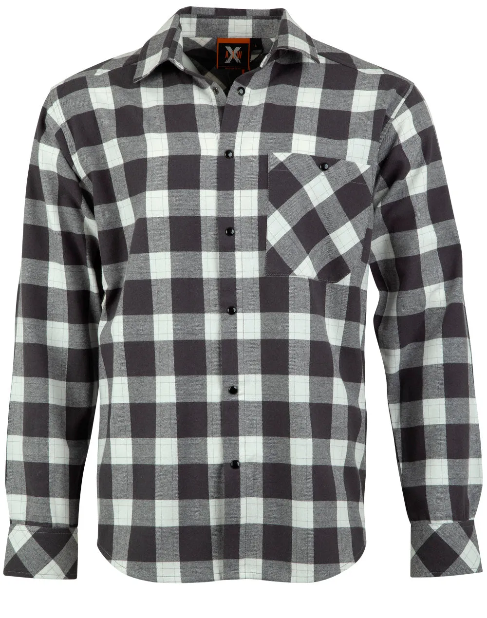 Winning Spirit Unisex Classic Flannel Plaid LS Shirt (WT11)