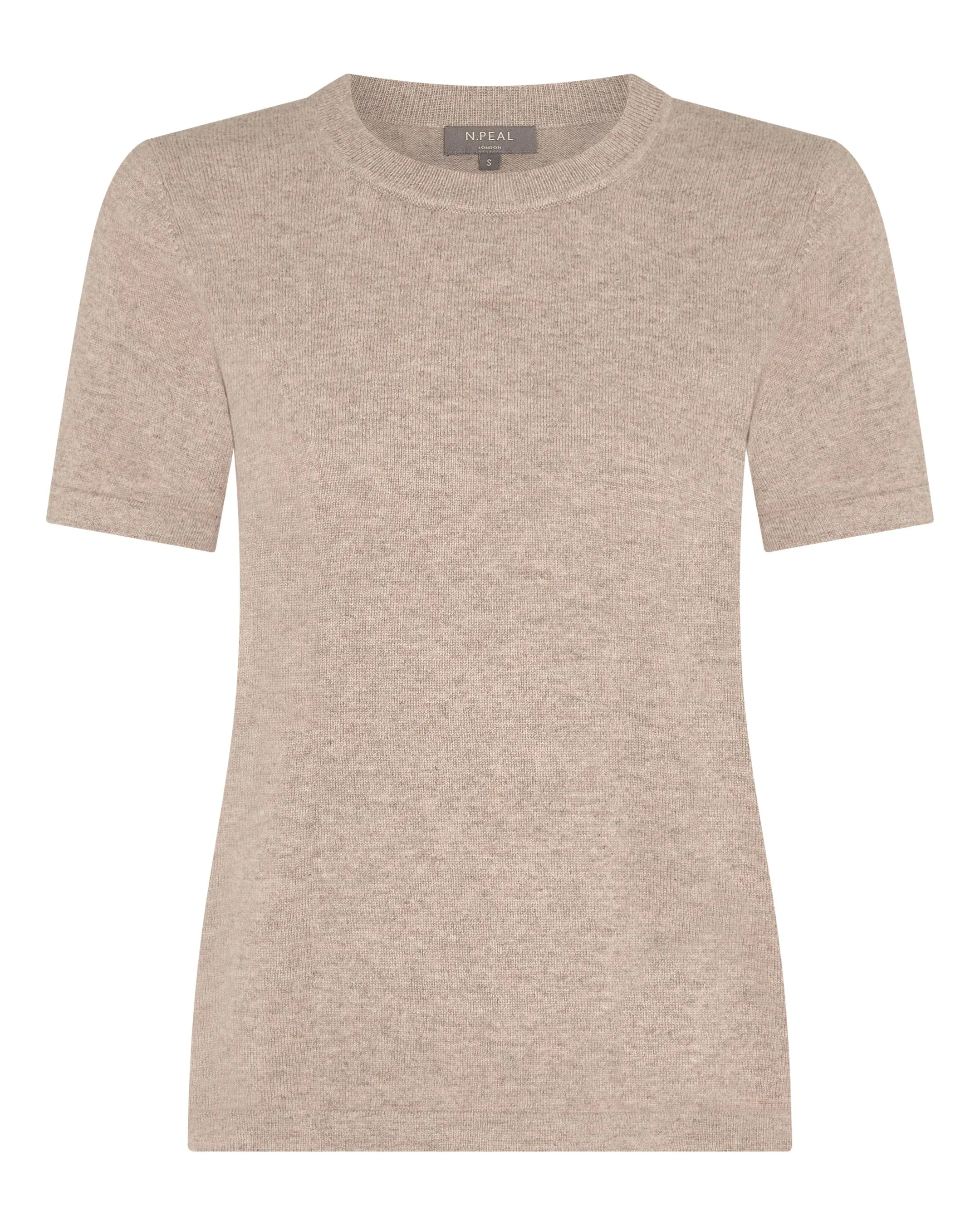 Women's Lottie Cashmere T-Shirt Oatmeal Brown