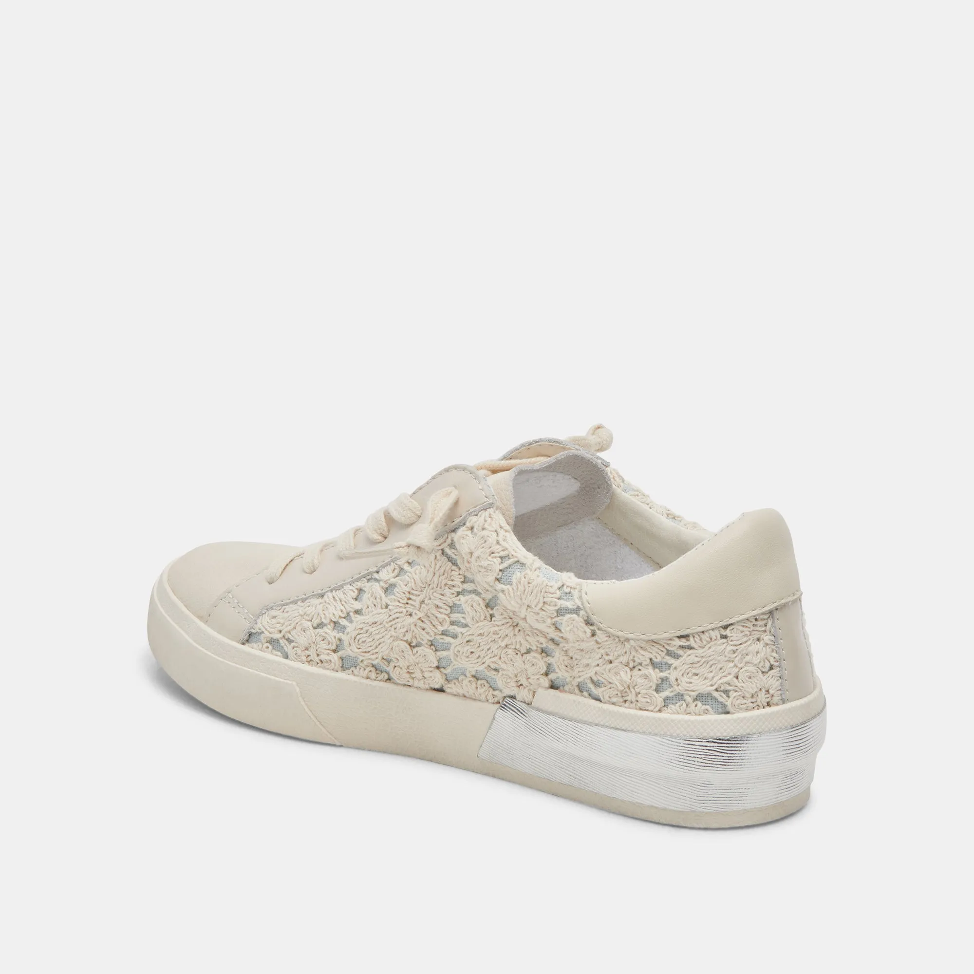 ZINA SNEAKERS CREAM BLUE LACE