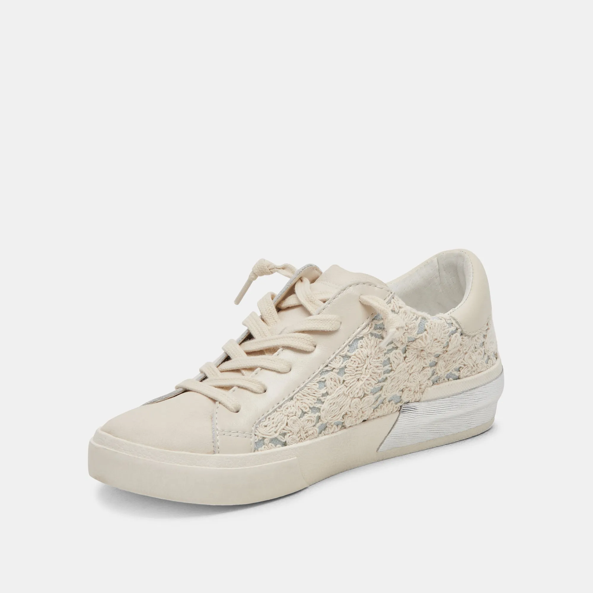 ZINA SNEAKERS CREAM BLUE LACE