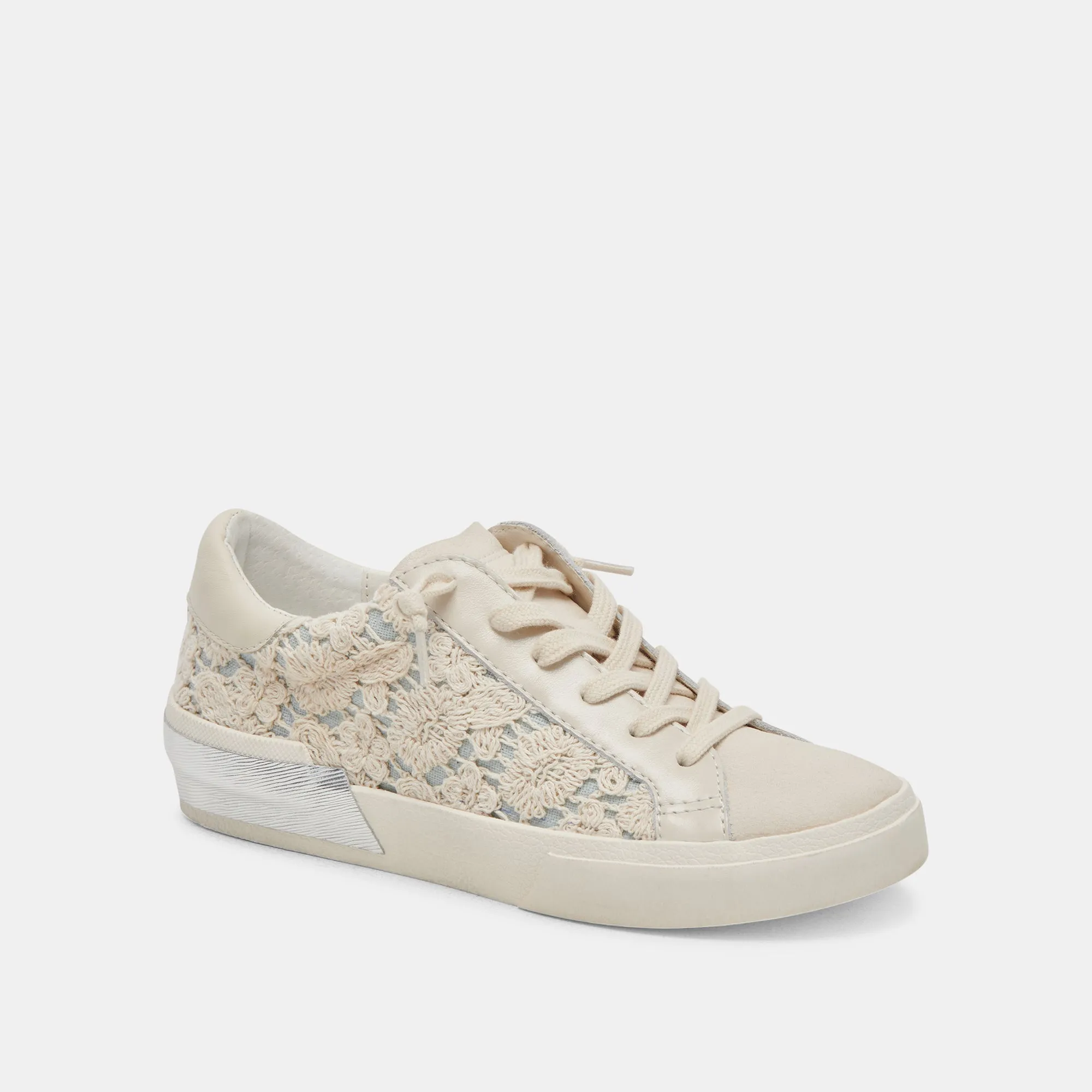 ZINA SNEAKERS CREAM BLUE LACE